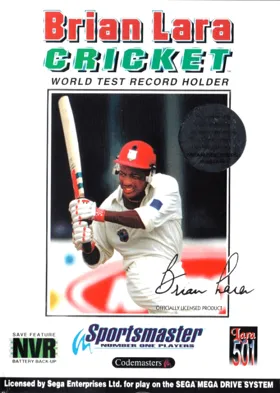 Brian Lara Cricket (Europe) (June 1995) box cover front